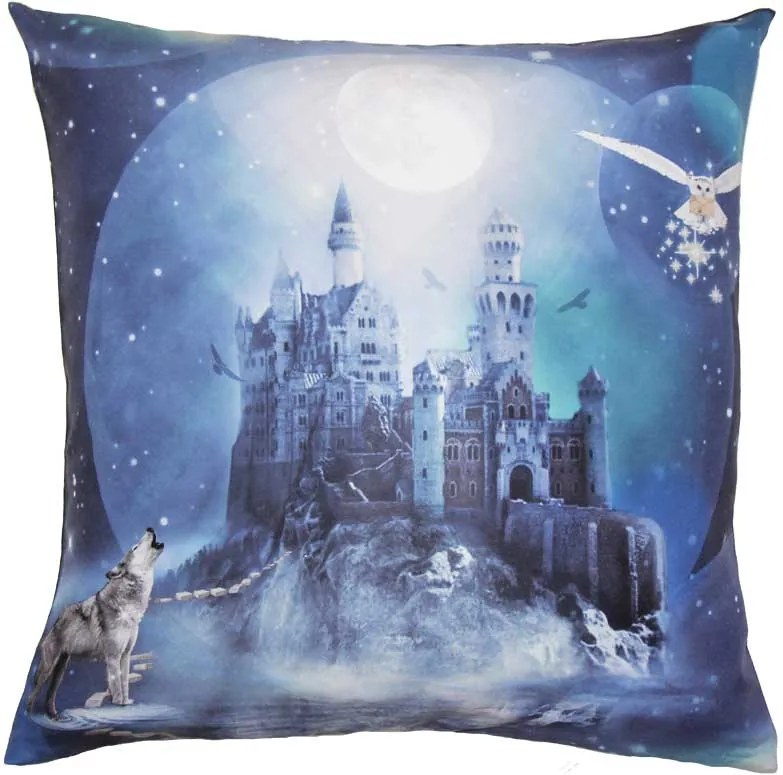 Arthouse Dekoratívny vankúšik - Magical Kingdom Cushion Blue