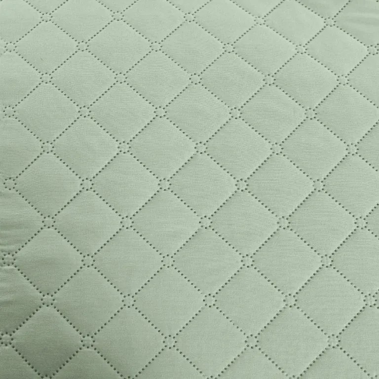 Prehoz na posteľ MICROVELLE, zelený Rozmer: 170 x 210 cm