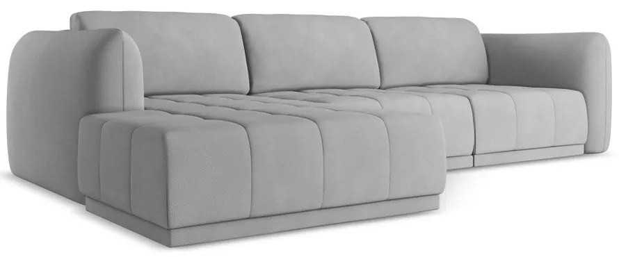 Svetlosivá rohová pohovka (ľavý roh) Hoku – Makamii