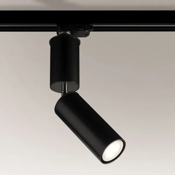 Shilo 6612 - Bodové svietidlo do lištového systému SHIMA 1xGU10/15W/230V čierna