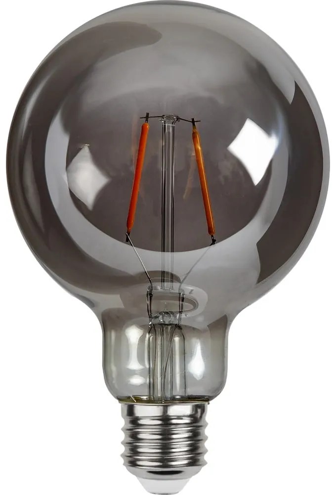 Teplá LED/filamentová žiarovka E27, 2 W Plain Smoke – Star Trading