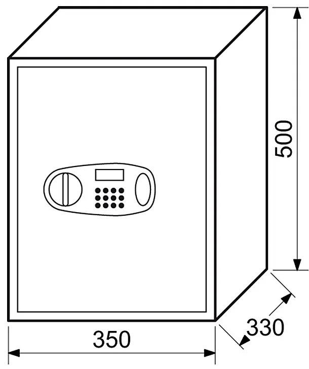 Elektronický sejf RICHTER RS50.LCD