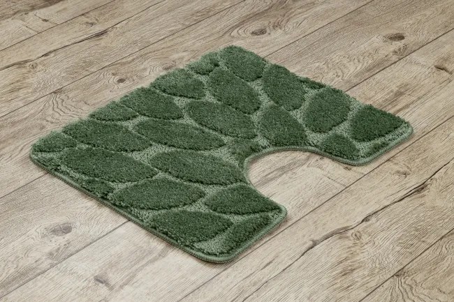 Sada kúpeľňových koberčekov SUPREME STONES kamienky, zelená