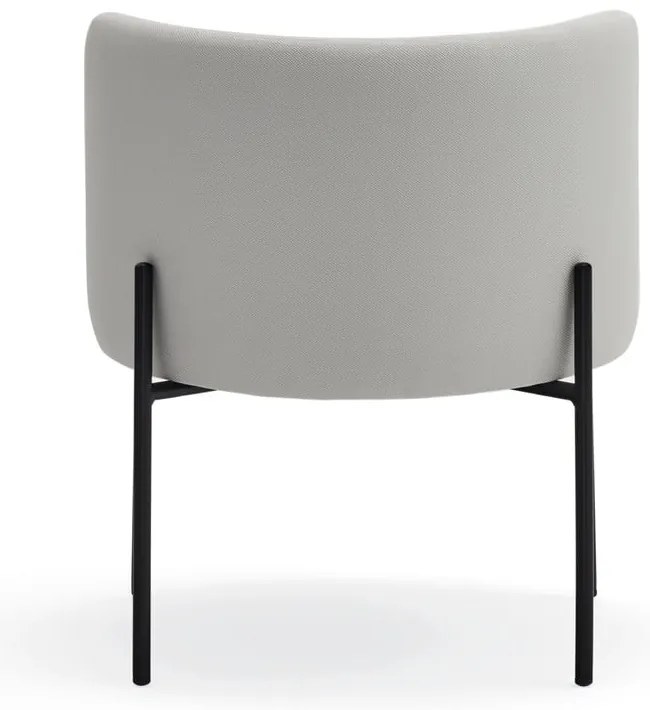 Svetlosivé kreslo Teulat Mogi