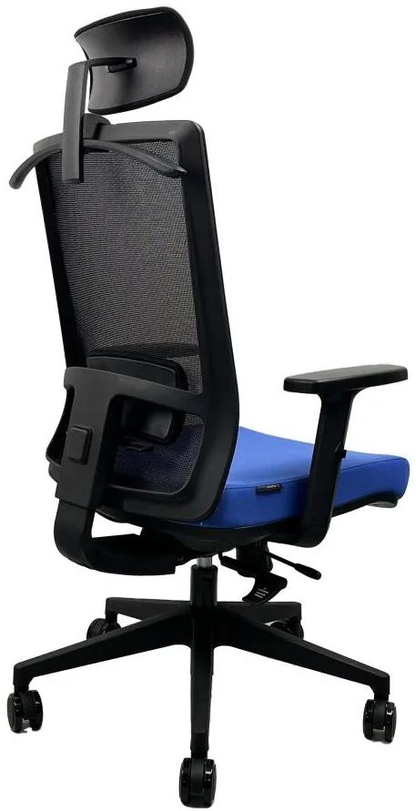 OFFICE MORE -  OFFICE MORE Kancelárska stolička DVIS modrá
