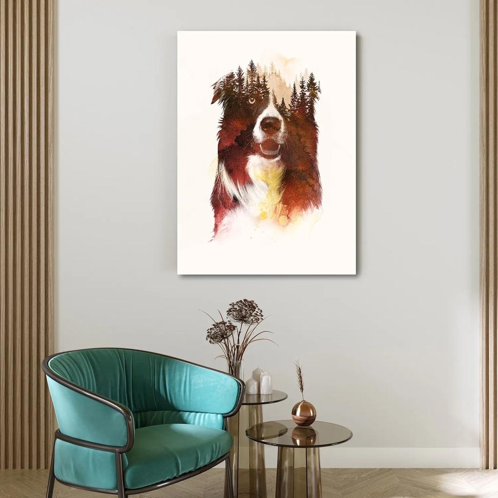 Gario Obraz na plátne Pes v noci - Robert Farkas Rozmery: 40 x 60 cm