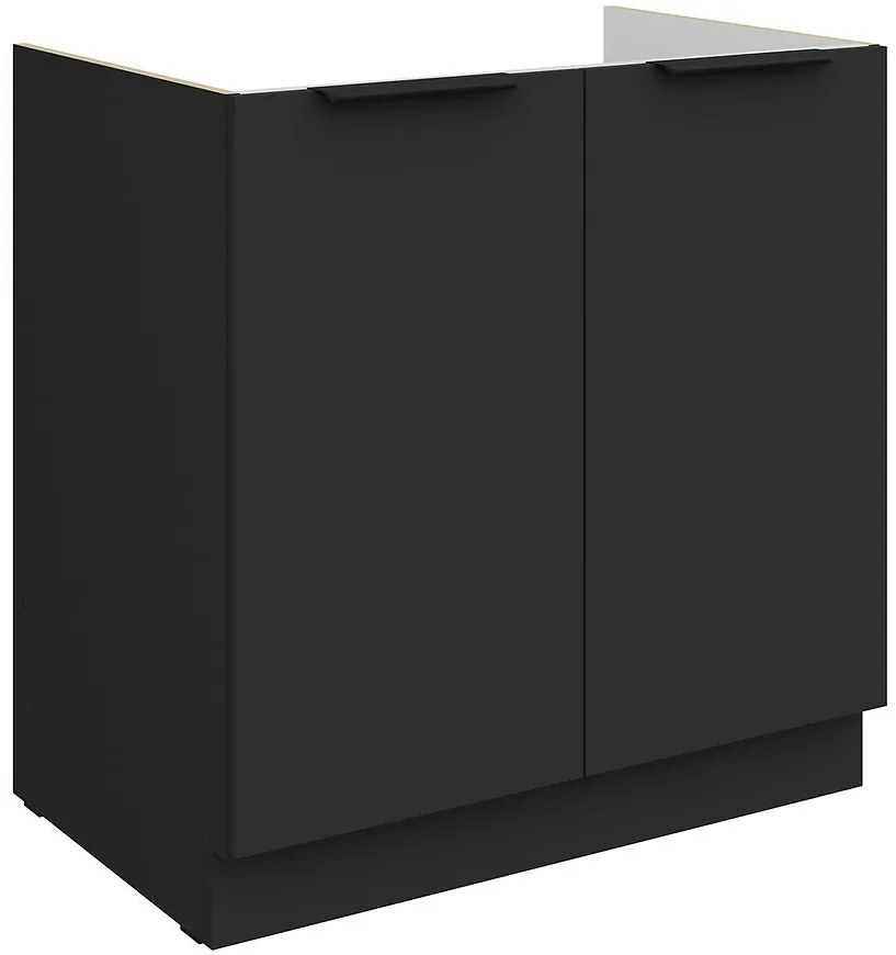 Kuchynská skrinka Aria-Bl/Bl Anti Fingerprint 80zl 2f Bb