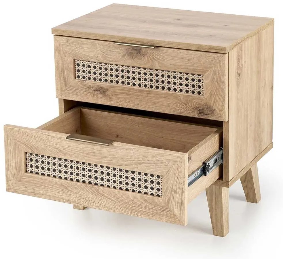 Nočný stolík Rustico, dub artisan