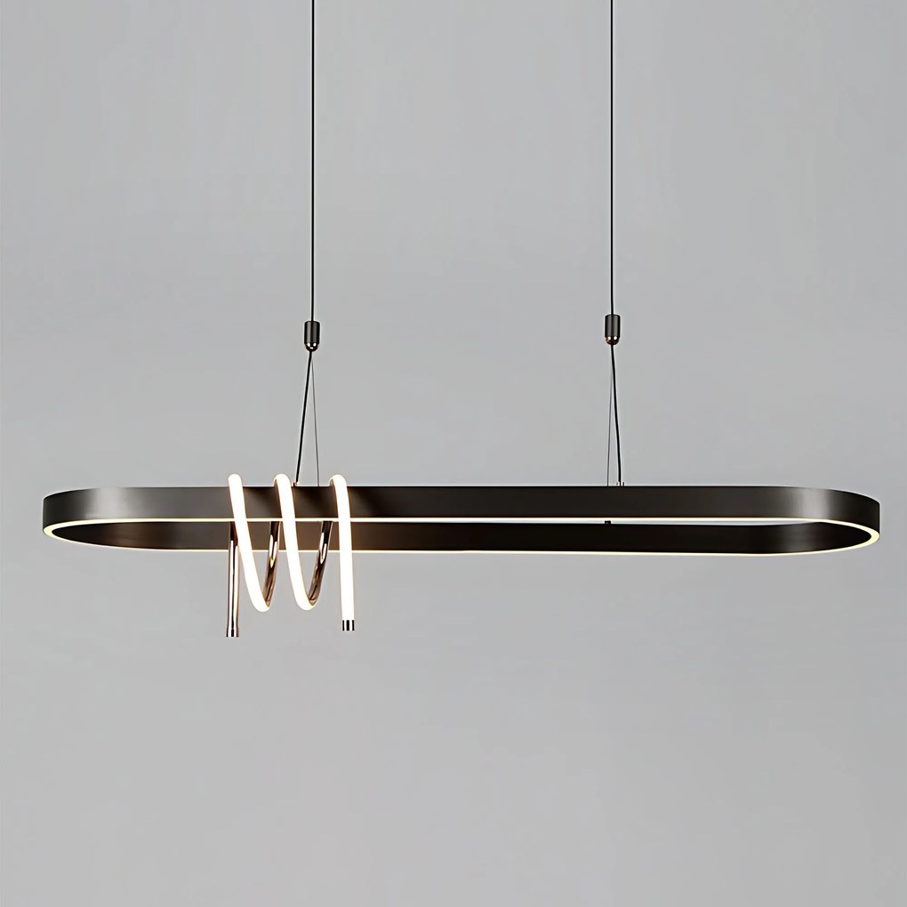 Toolight Toolight, LED stropné osvetlenie 120cm, 32W, 3000K, LHJ040-CP, čierna matná, OSW-50018