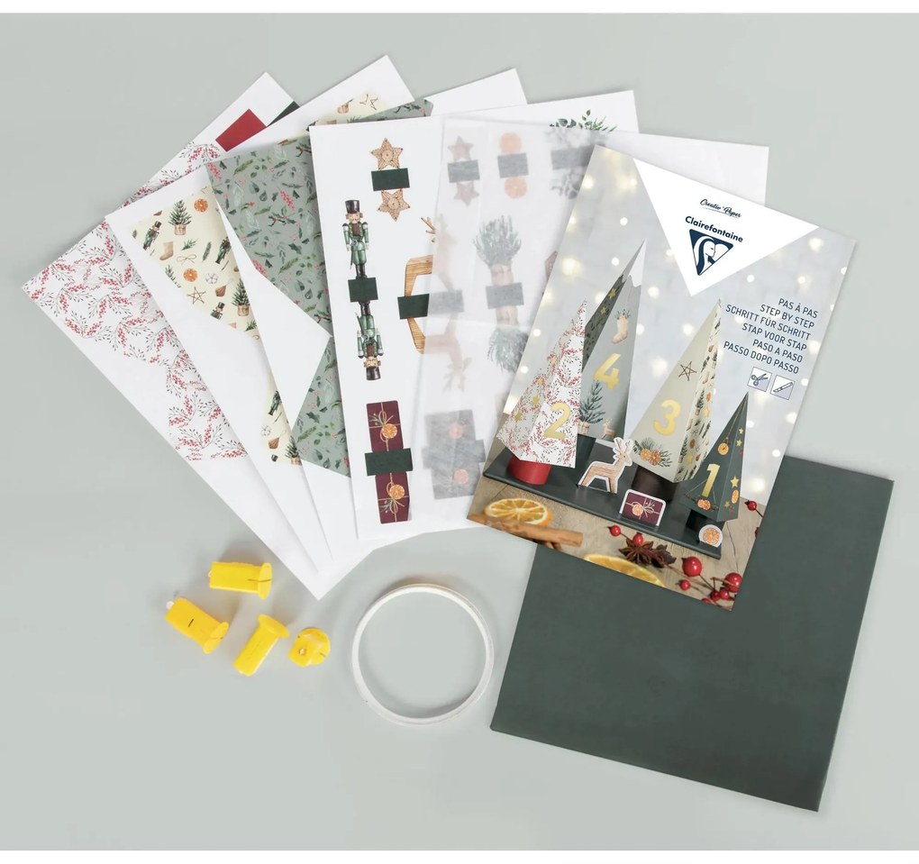 Kreatívna súprava – Adventný kalendár – stromy