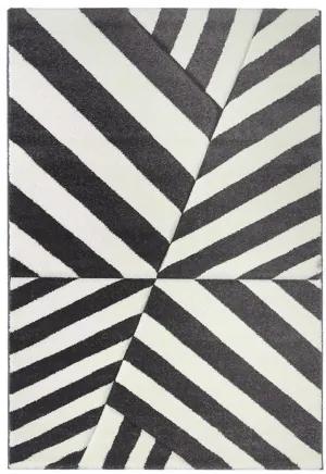 Koberce Breno Kusový koberec VEGAS HOME / PASTEL ART 23/GVG, čierna, viacfarebná,160 x 230 cm