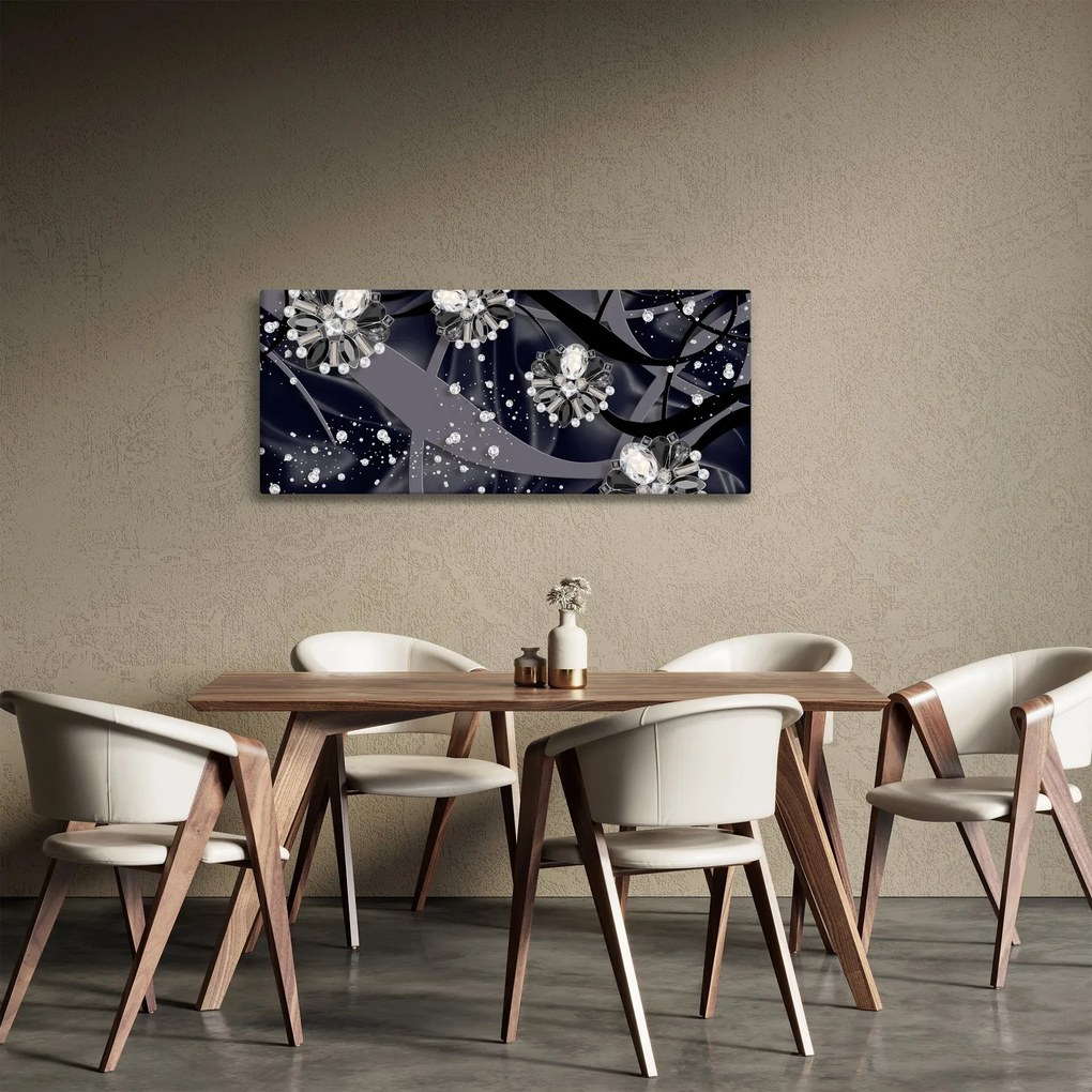 Obraz - Diamanty v priestore (120x50 cm)