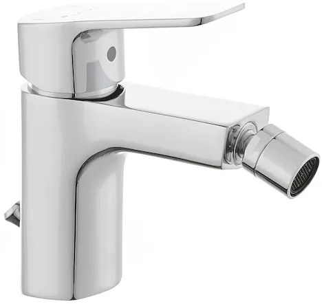 Bidetová batéria SAT Cube Way s výpusťou chróm CU235