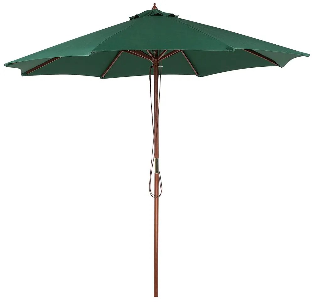 Záhradný slnečník 270 cm TRATORIA II (polyester) (zelená). Vlastná spoľahlivá doprava až k Vám domov. 1019449