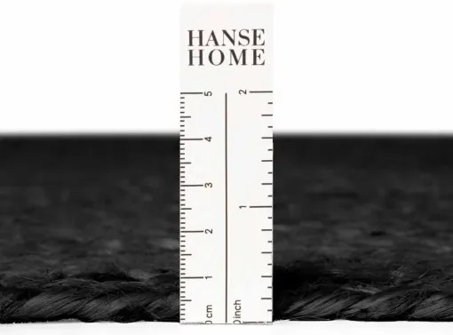 Koberec Hanse Home Jute Braided Rangpur čierny ovál