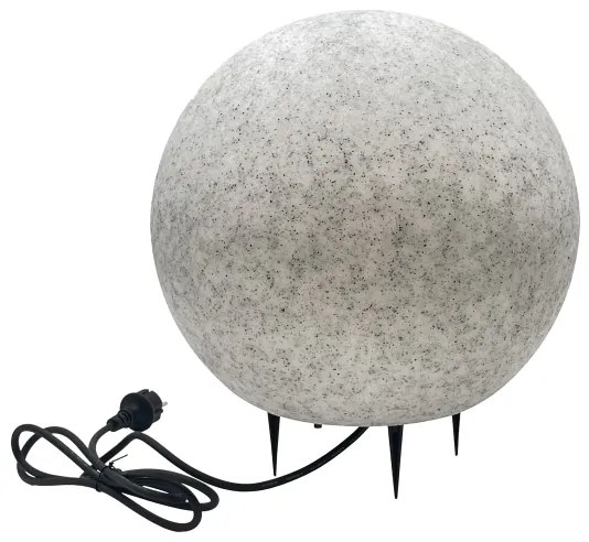 Vonkajšie dekoračné svietidlo LUMISTONE 1xE27/15W/230V IP65 priemer 38 cm