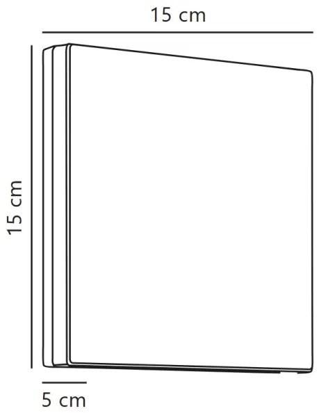 Nordlux - LED Vonkajšie nástenné svietidlo ARTEGO LED/7,2W/230V IP54
