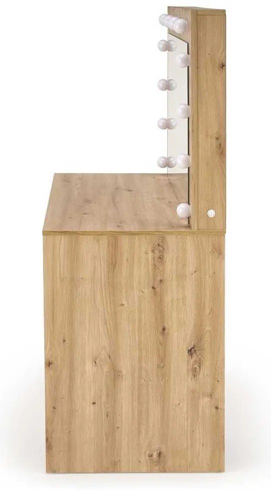 Toaletný stolík Hollywood XL, dub artisan