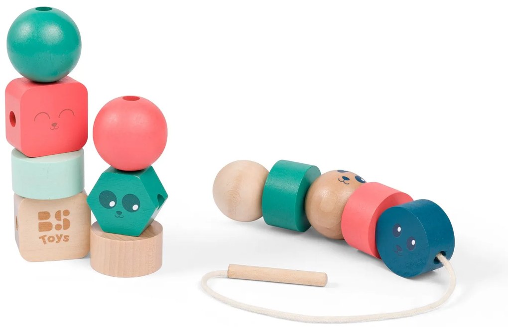 Prevliekanie korálikov – motorická hra