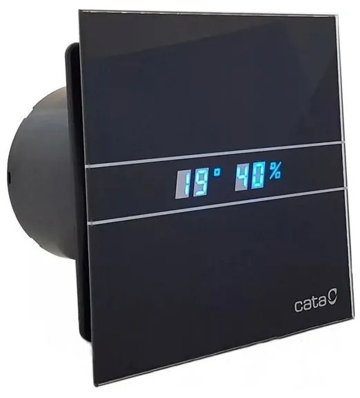 Cata Cata, E-120 GBTH kúpeľňový ventilátor axiálny s automatom, 6W/11W, potrubie 120 mm, čierna, 00901602