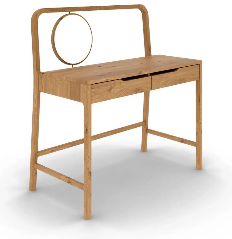 Toaletný stolík z dubového dreva 57x110 cm Twig – The Beds