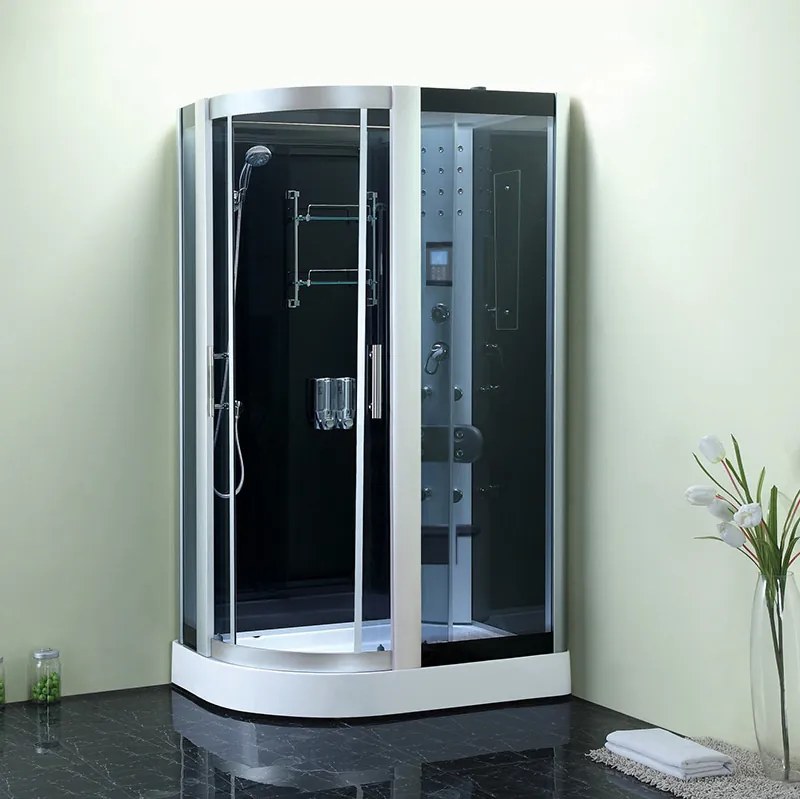 BPS-koupelny Hydromasážny box HYD-Michele 120 L, 120x85 ľavý bez sauny