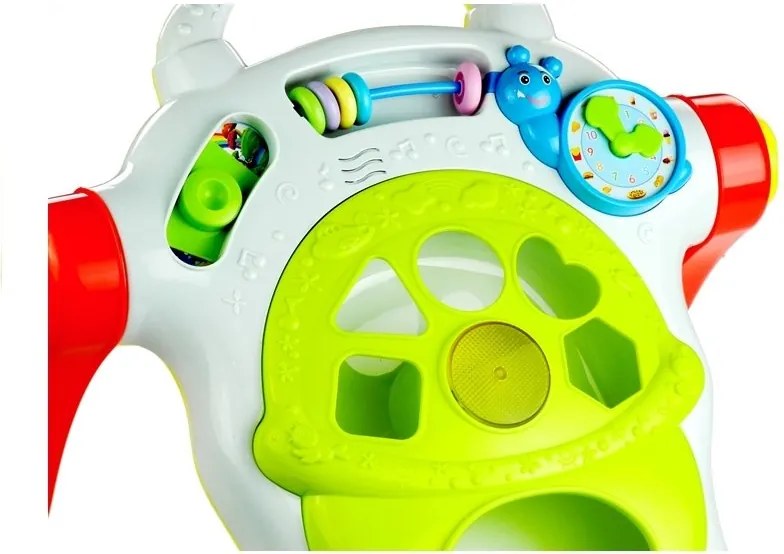 LEAN Toys Farebný vzdelávací kočík pre deti Hra svieti