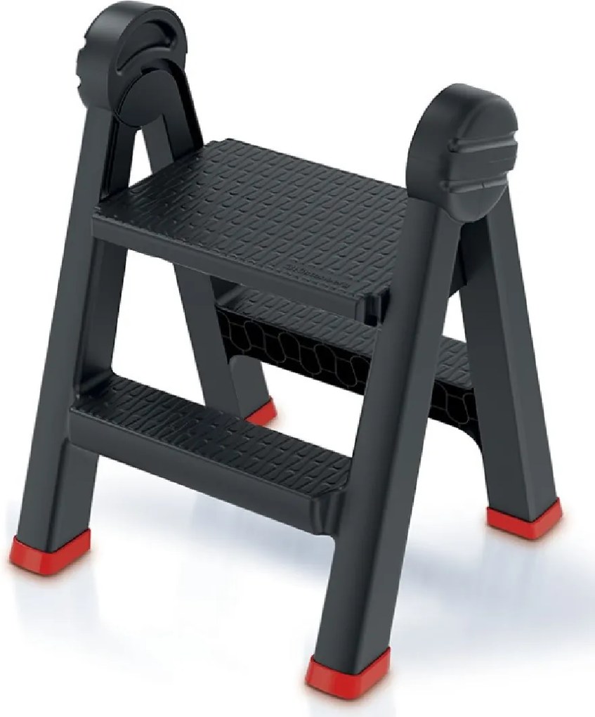 Kistenberg KLD4565-3020 Schodík TITAN LADDER, 47 × 43,5 × 63 cm, čierny