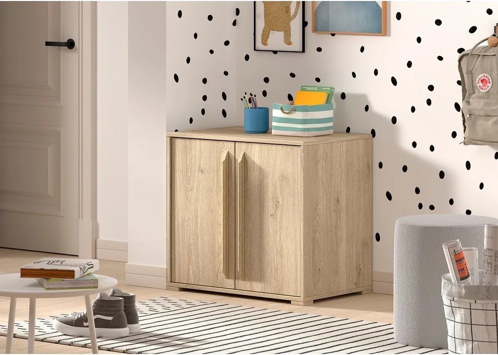 Detská komoda v prírodnej farbe 68x62x43 cm Sam – Vipack