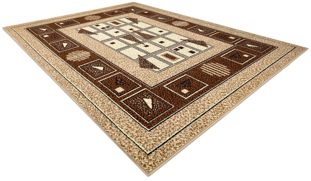 Koberec BCF Morad DETA geometrický, béžový