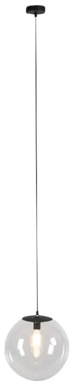 Moderné závesné svietidlo priehľadné 35 cm - Pallon