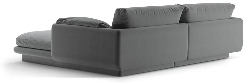 Tmavosivá rohová pohovka (ľavý roh) Torino – Micadoni Home