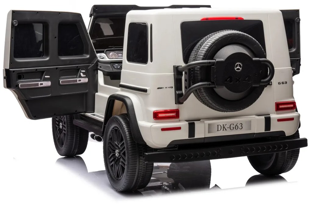 Elektrické autíčko Mercedes G63 AMG 4x200W XXL - biele