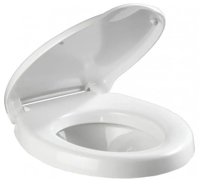 Biele WC sedadlo Wenko Secura Comfort