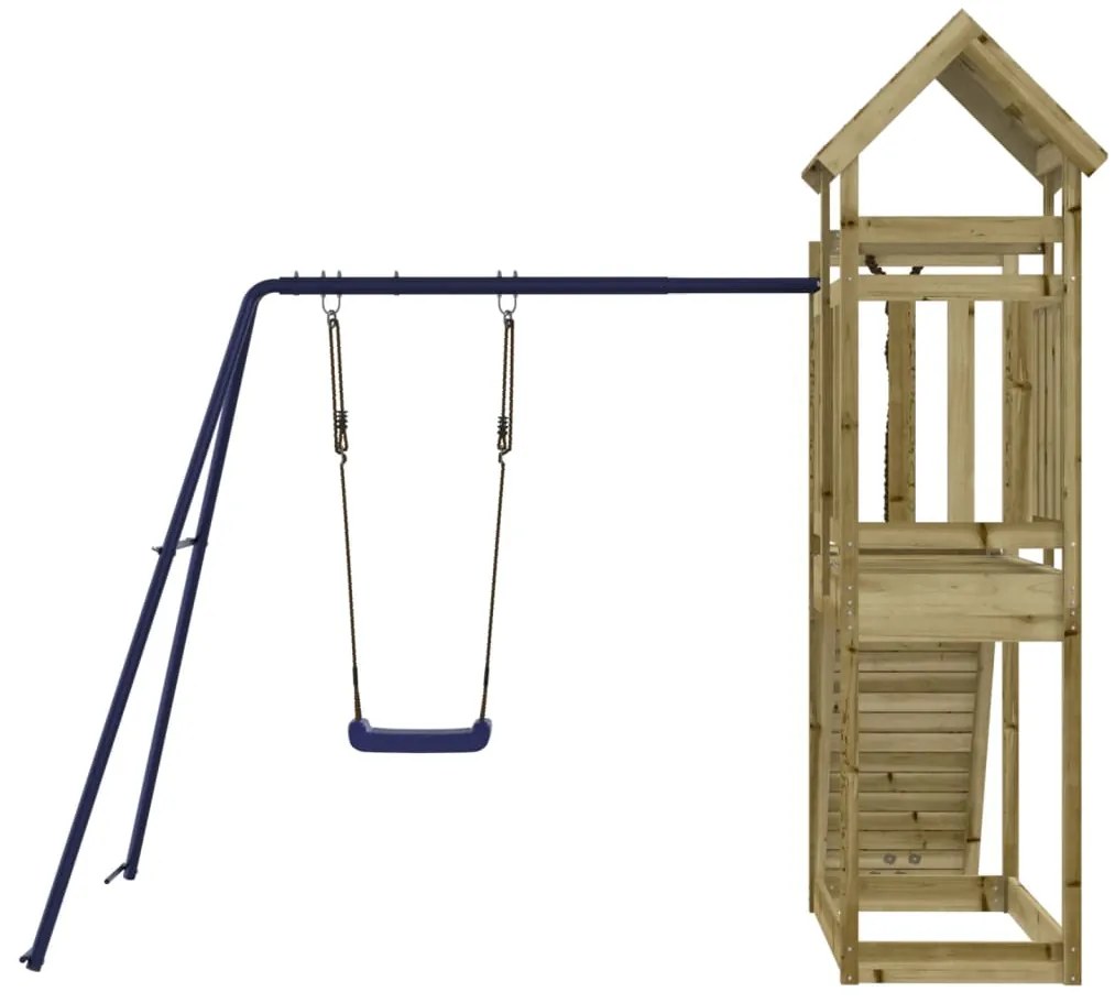 Vonkajšia súprava na hranie impregnovaná borovica