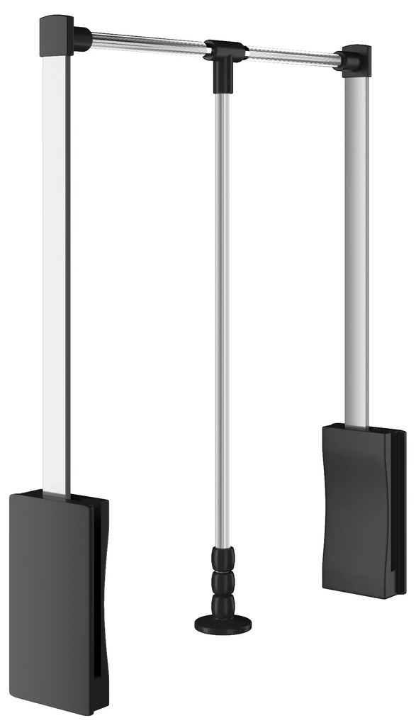 Šatníková skriňa SERENITY 200 cm šedý mat MBP SERENITY SZP5/0/W/SR/0/HIAL