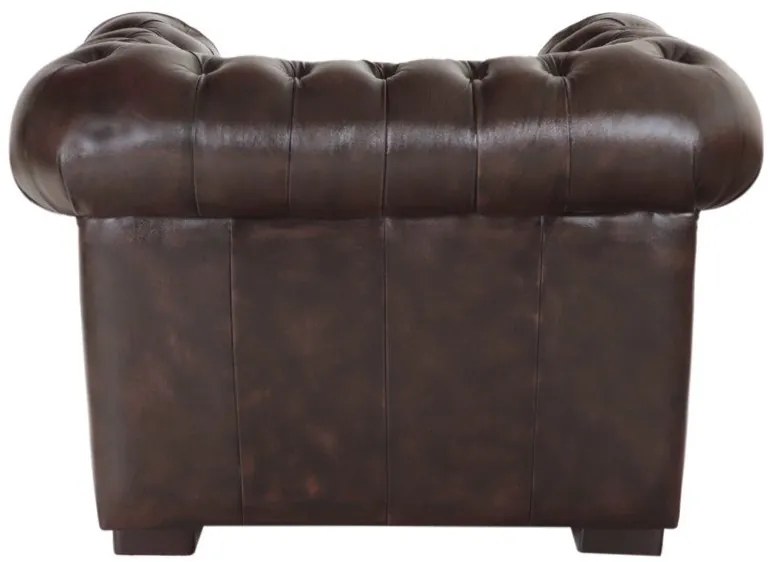 furniture-nabytek.cz - Křeslo Chesterfield Tiffy z hovězí kůže
