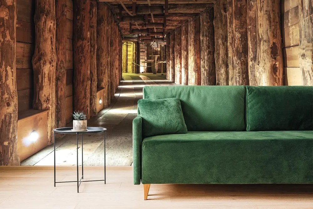 Fototapeta drevená štôlňa