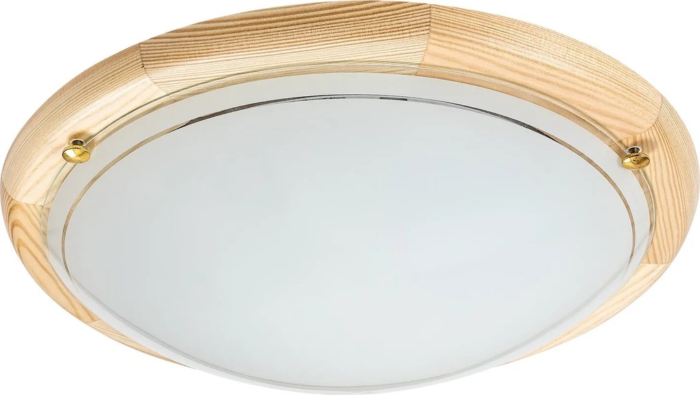 Rabalux UFON stropné drevené svietidlo 2x60W/E27/IP20 - svetlé drevo, 38 cm