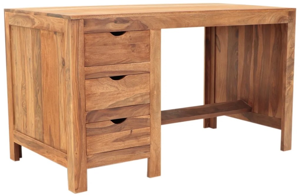 furniture-nabytek.cz - Pracovní stůl masiv z dřeva palisandr 130x76x70