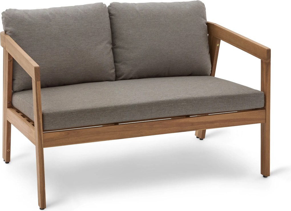 Pohodlná záhradná sedacia súprava s textilným výpletom, 4-dielna