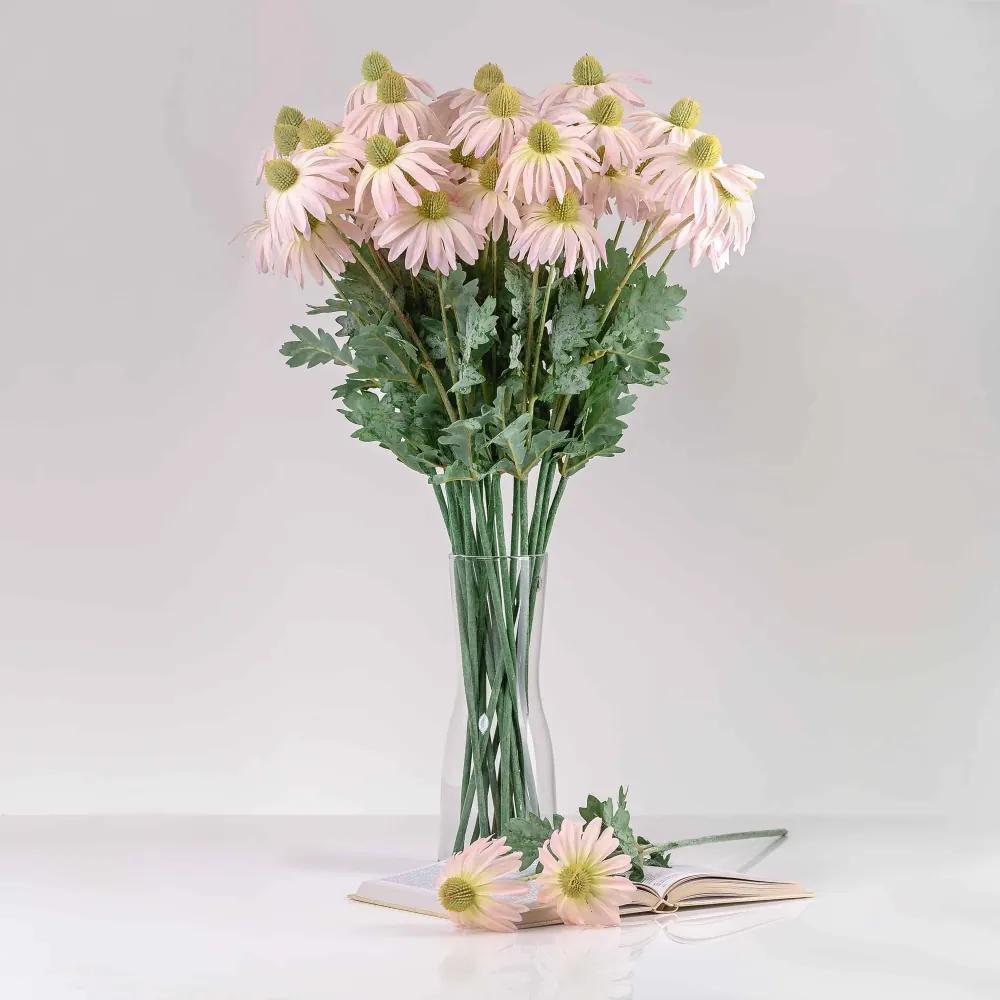 Umelá echinacea LUCIA ružová. Cena je uvedená za 1 kus.