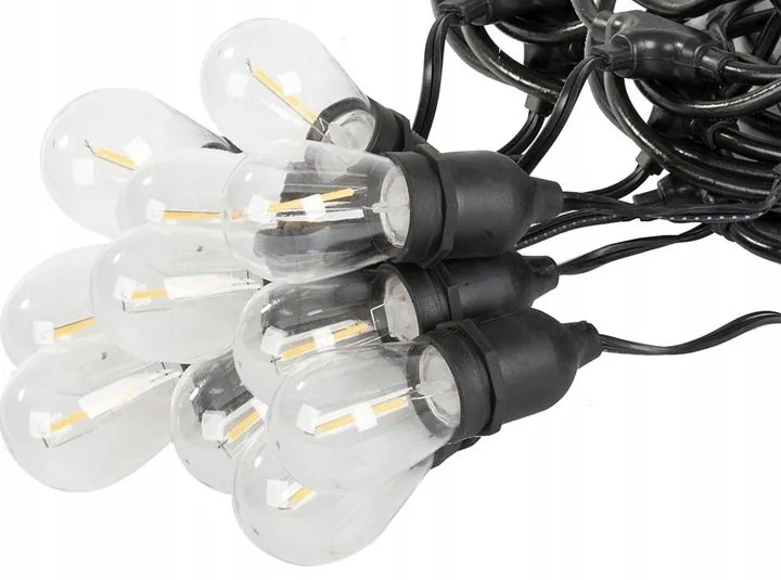Verk 12300 LED Vonkajšia dekoračná reťaz girlanda 10 žiaroviek, IP44, 10 m