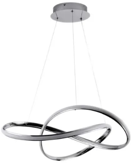 Brilagi - LED Stmievateľný luster na lanku COSMOWAVE LED/70W/230V chróm + DO