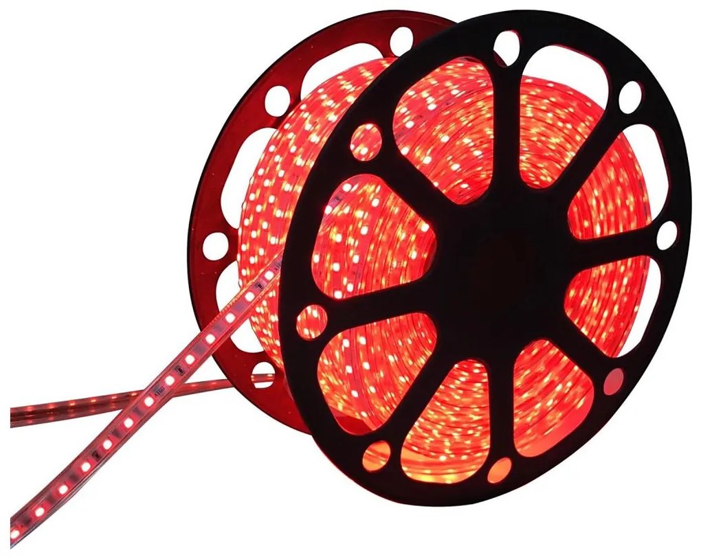 Aigostar - LED pás 50 m, 300 W / 230 V, IP65, červený