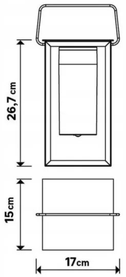 LED Stmievateľná vonkajšia lampa MESHY LED/2W/5V IP44