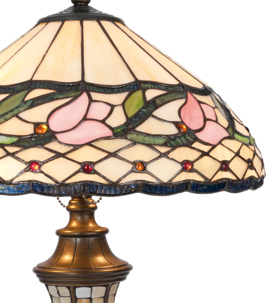 Nočná lampa Tiffany vitráž Ø40*60