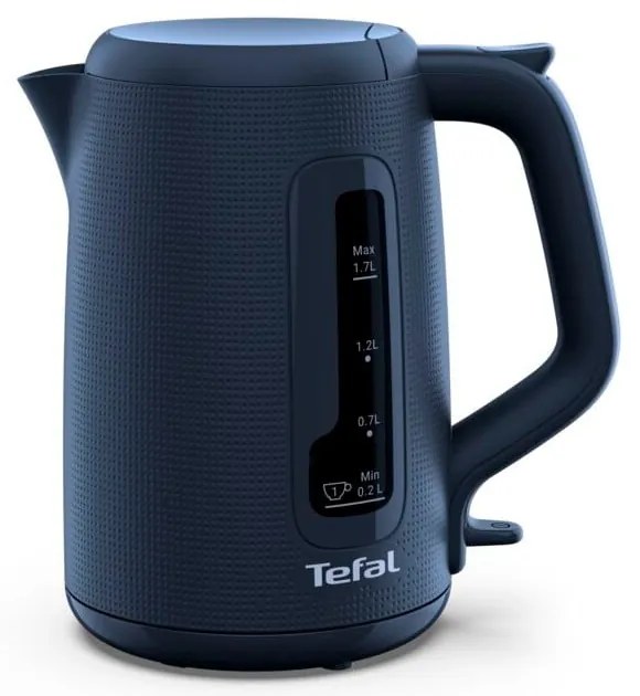 Tmavomodrá plastová rýchlovarná kanvica 1,7 l KO2M0410 – Tefal