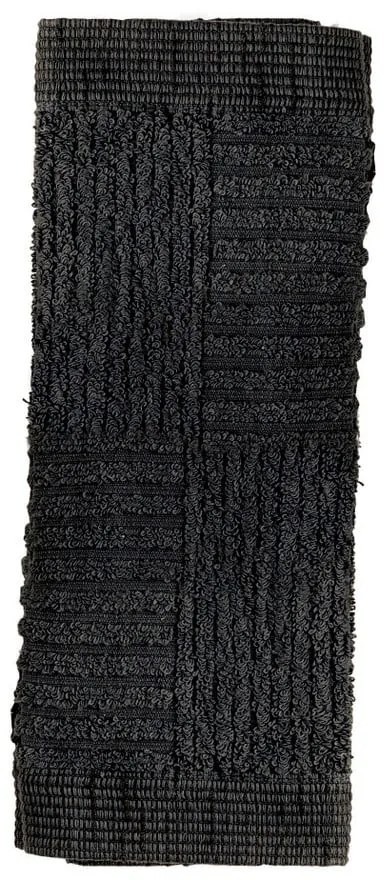 Čierny uterák Zone Classic, 30 x 30 cm