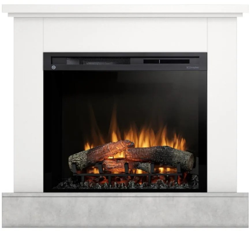 Elektrický krb Jukon 28 biely/beton